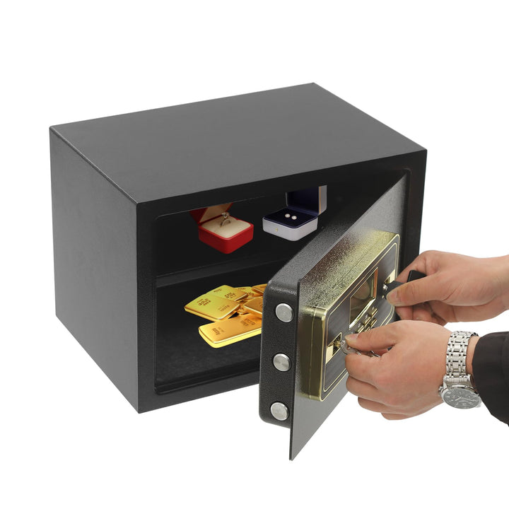 22L Tresor für Zuhause Diebstahlsicherer Elektronischer Safe Doppelschloss mit LED-Anzeige, Abnehmba