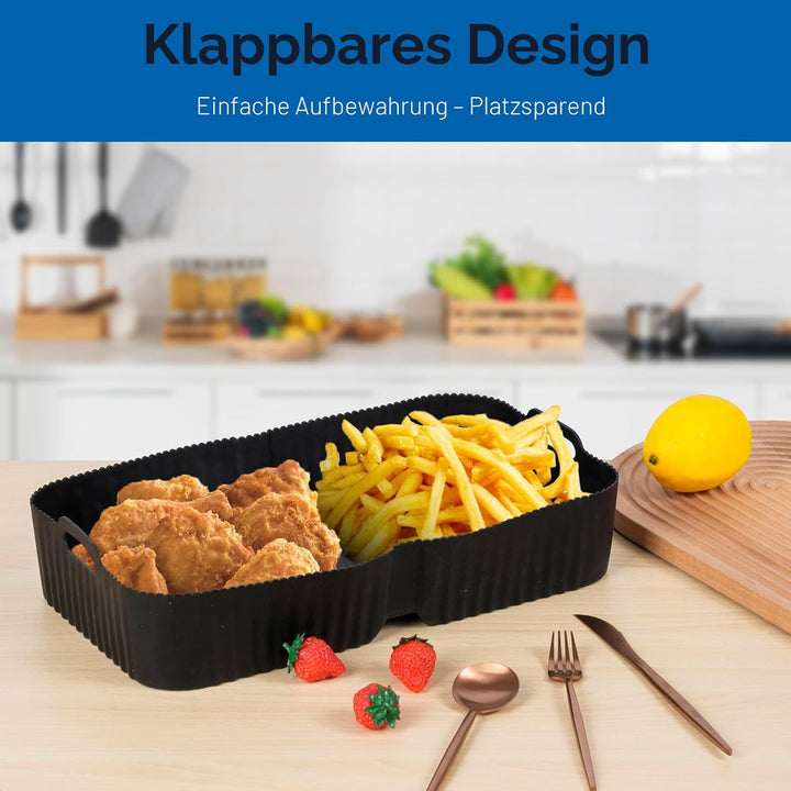 Pietuley Ninja Heissluftfritteuse Zubehör für Foodi Flexdrawer 10,4 L AF500DE, COSORI Heissluftfritt