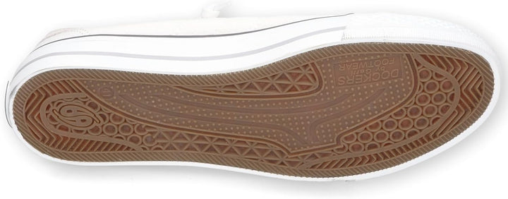 Dockers by Gerli Herren Low-Top Sneaker, Männer Halbschuhe 42 EU Weiss 500, 42 EU Weiss 500