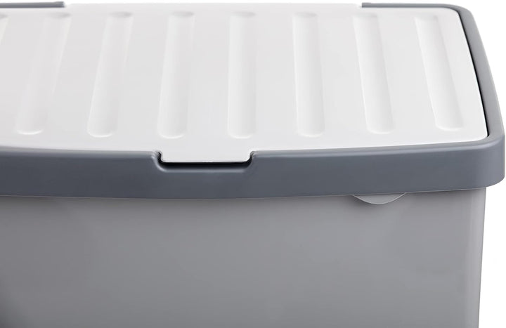 Tatay Recycling-Treteimer, 25 l Fassungsvermögen (mit Trennwand 17 l + 8 l), herausnehmbar, BPA- Pol