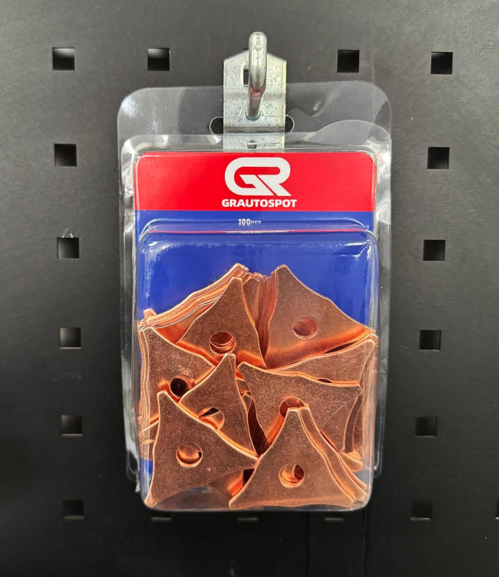 100 PCS Welding Kit Accessories, Triangular Gasket，OT Gasket, Round Gasket Dent Puller Rings for Spo