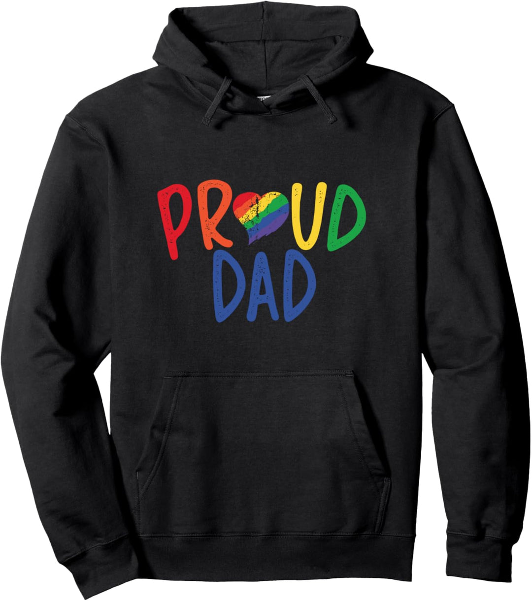 LGBT Proud Dad Gay Daddy LGBT Rights Pride Month Unterstützu Pullover Hoodie