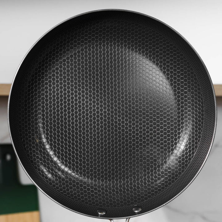 Cook&Pan Honey Pfannenset 3-teilig - Edelstahl mit GreenShield Antihaftbeschichtung PFAS & Teflon-fr