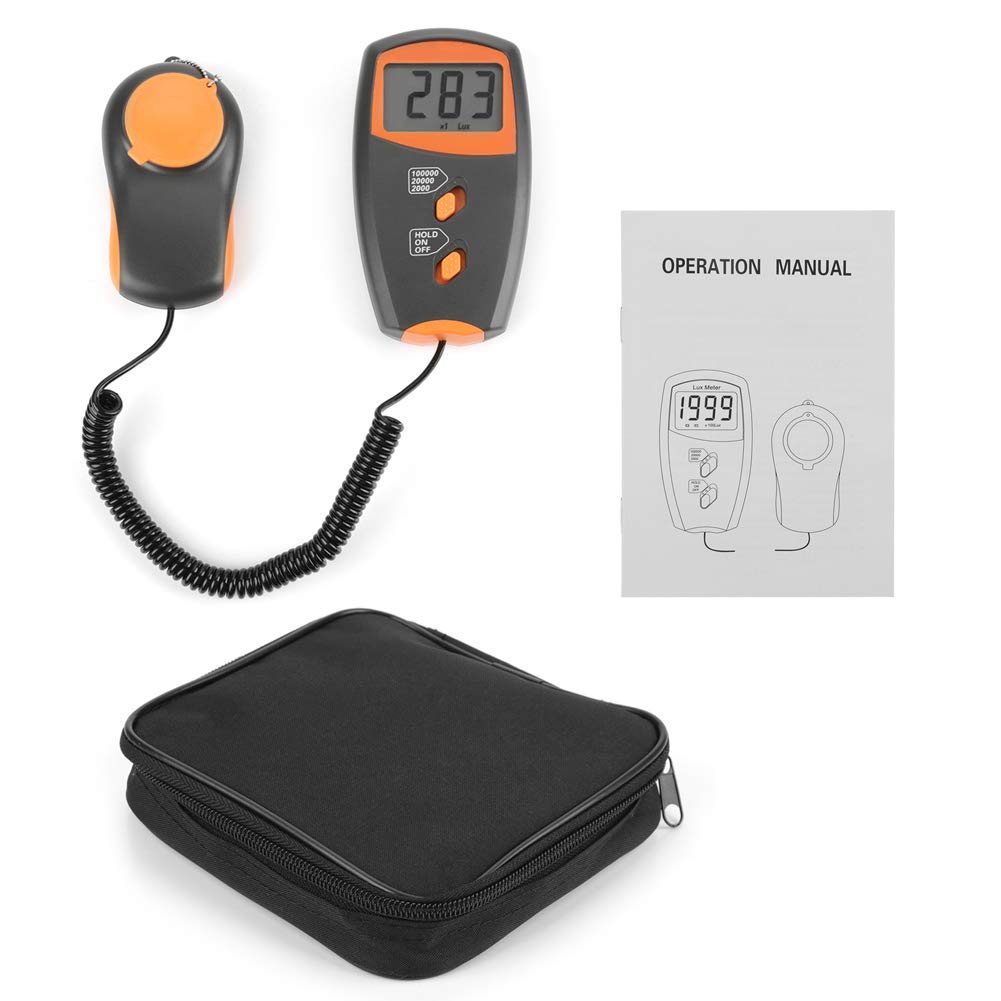 LX1010BS Digitales Luxmeter LCD-Display Lichtmesser Umgebungsprüfung Illuminometer ohne Batterie