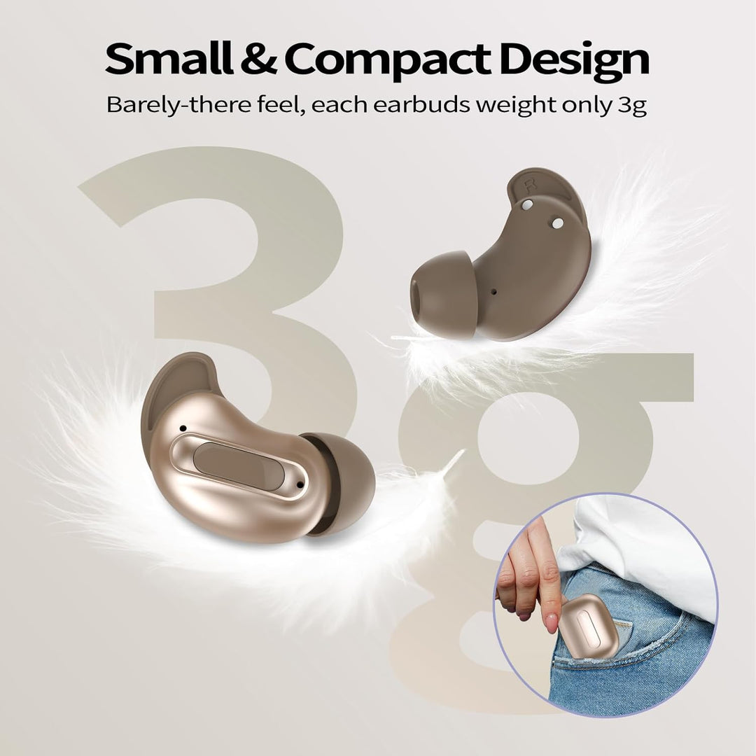 Bluetooth Kopfhörer, Schlafkopfhörer, Kopfhörer Kabellos Bluetooth 5.4 mit 4 Mikrofone ANC+ENC 48H É