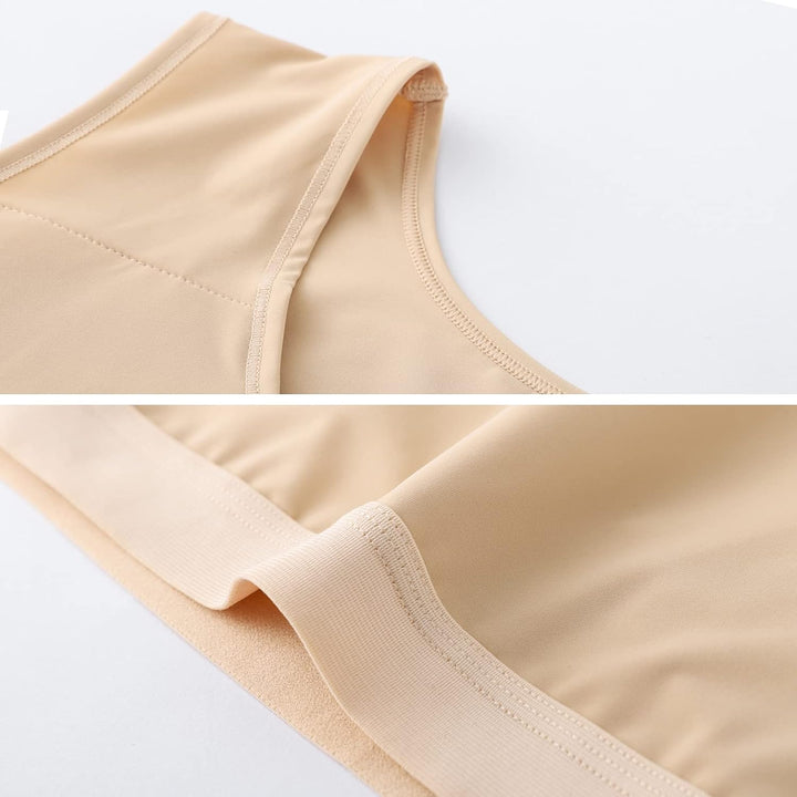 XUJI Brust Binder Transgender FTM Elastische Kompression BH Pullover Tank Top L Nude, L Nude