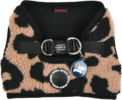 Puppia Brustgeschirr für kleine und mittelgrosse Hunde - Serval Harness B - verstellbar und komforta