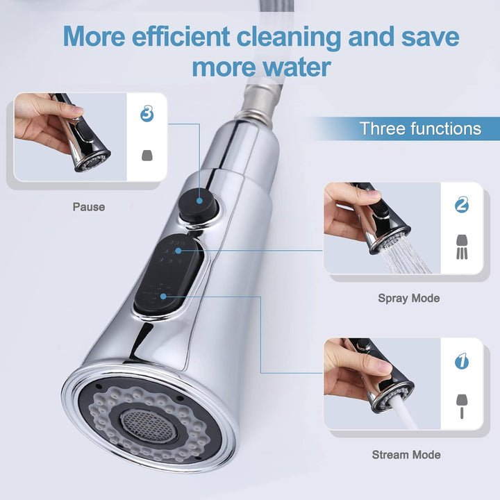 ARCORA Wasserhahn Küche Armatur Ausziehbar Küchenarmatur 360° Schwenkbar Spültischarmatur für Küchen