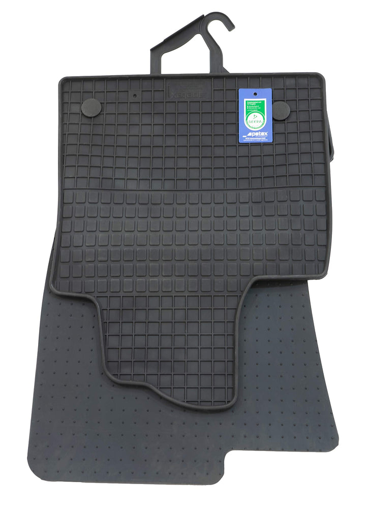 PETEX Gummimatten passend für Sandero III/Sandero III Stepway ab 01/2021 schwarz 4-teilig