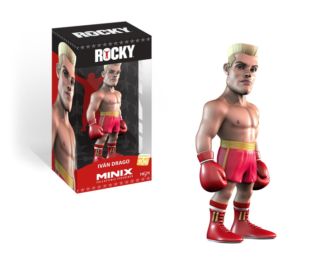 MINIX Rocky Figur, Ivan Drago, Sammlerstücke für Ausstellung, Geschenkidee, Spielzeug für Kinder und