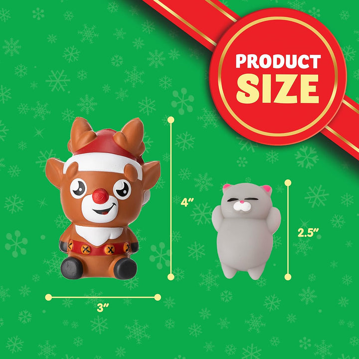 JOYIN Adventskalender 2023 Kinder Weihnachten 24 Tage Countdown Weihnachtskalender Mit Mochi Tier Sq