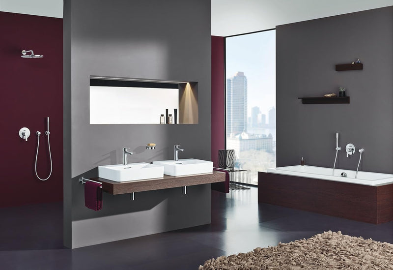 GROHE Lineare | Wanne - Wannenarmatur | chrom | 19297001 Chrom Wannenbatterie, Chrom Wannenbatterie