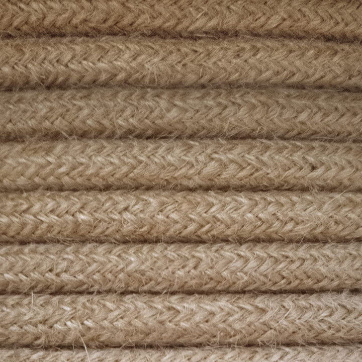Amarcords - Textilkabel für Lampen JUTE, rund, Jute, 5 Meter, mit 2 Leiter 2x0,75 - Stoffkabel mit f