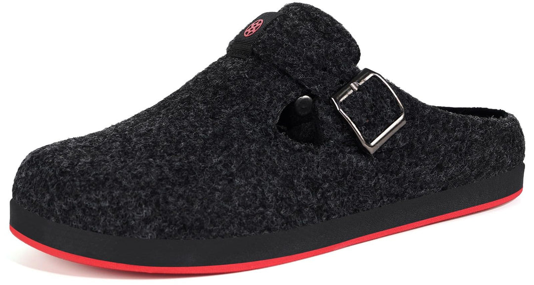 Sisttke Hausschuhe Damen Filzpantoffeln Herren Pantoffeln | Geschlossen,Bequem,Wechselfussbett,Winte