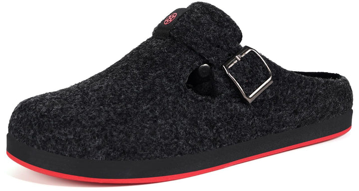 Sisttke Hausschuhe Damen Filzpantoffeln Herren Pantoffeln | Geschlossen,Bequem,Wechselfussbett,Winte