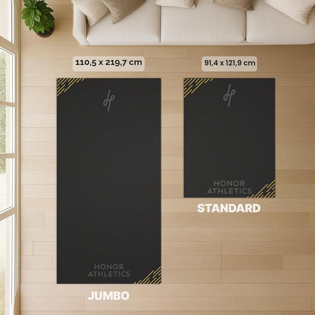 Honor Athletics Premium Springseil-Matte – 1/4" starke hochdichte Gummi-Matte | Rutschfeste Oberfläc