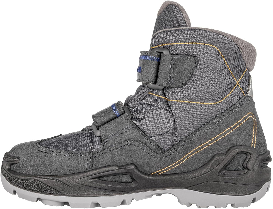 LOWA Stiefel mittel Milo GTX MID 25 EU Anthrazit Blau, 25 EU Anthrazit Blau