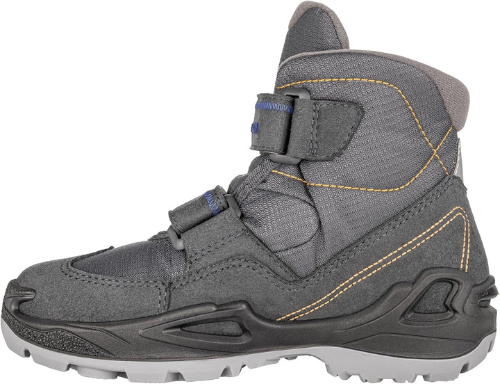 LOWA Stiefel mittel Milo GTX MID 25 EU Anthrazit Blau, 25 EU Anthrazit Blau