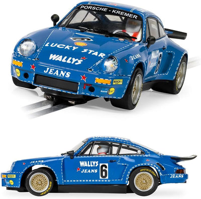 Scalextric C4398 1:32 Porsche 911 C. RSR 3,0 Wallys HD - Slotcar, Rennbahn, Auto für Rennbahn, Rennb