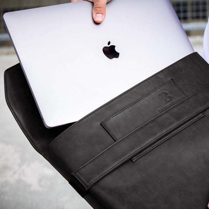 LOGAN & BARNES Laptop Hülle Herren - Elegante Laptop Tasche mit angenehmer Innenpolsterung - schlank