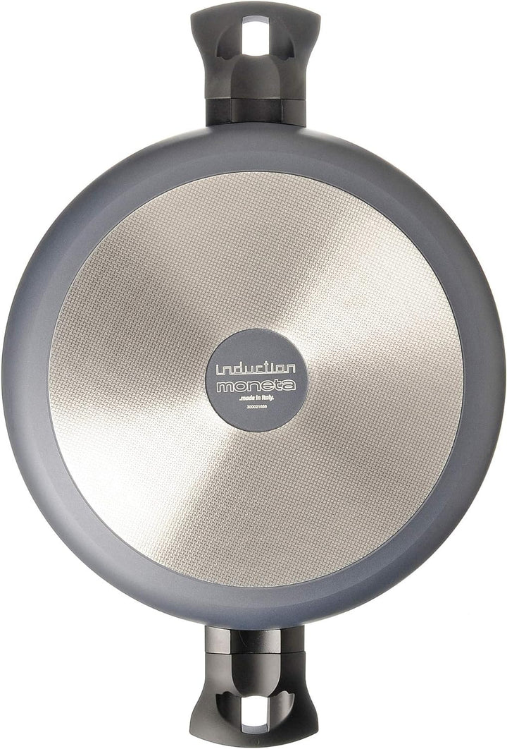 Moneta Aria Finegres Schmorkasserolle 28 cm, Aluminium, Grau