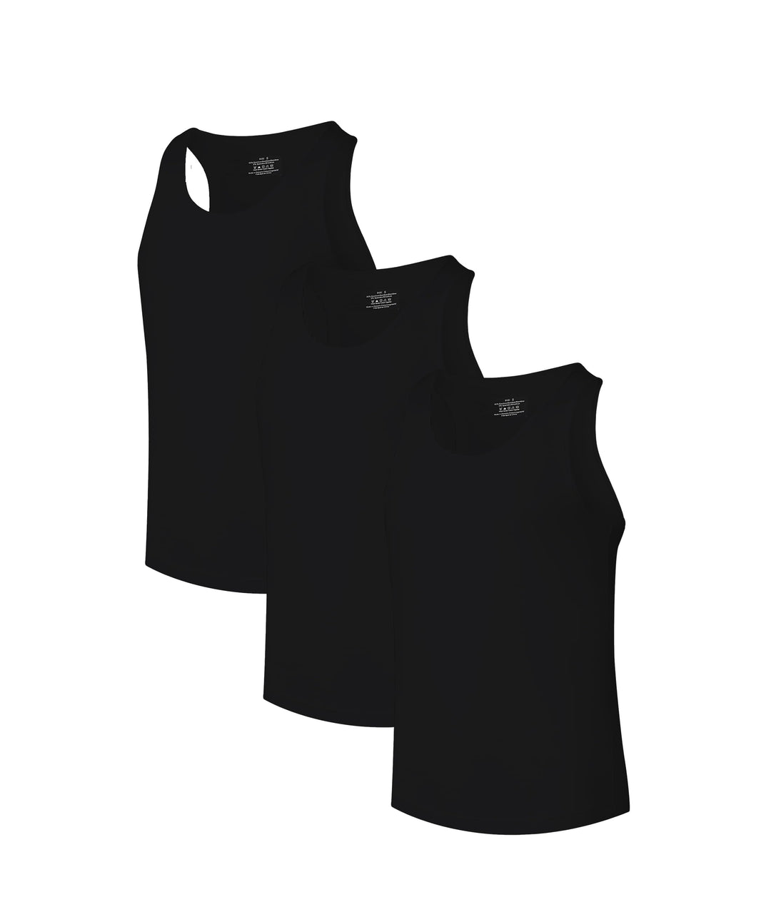 COLORFULLEAF 3/5er Pack Bambus V Ausschnitt T-Shirt Herren Stretch Unterhemd Männer Einfarbig Busine