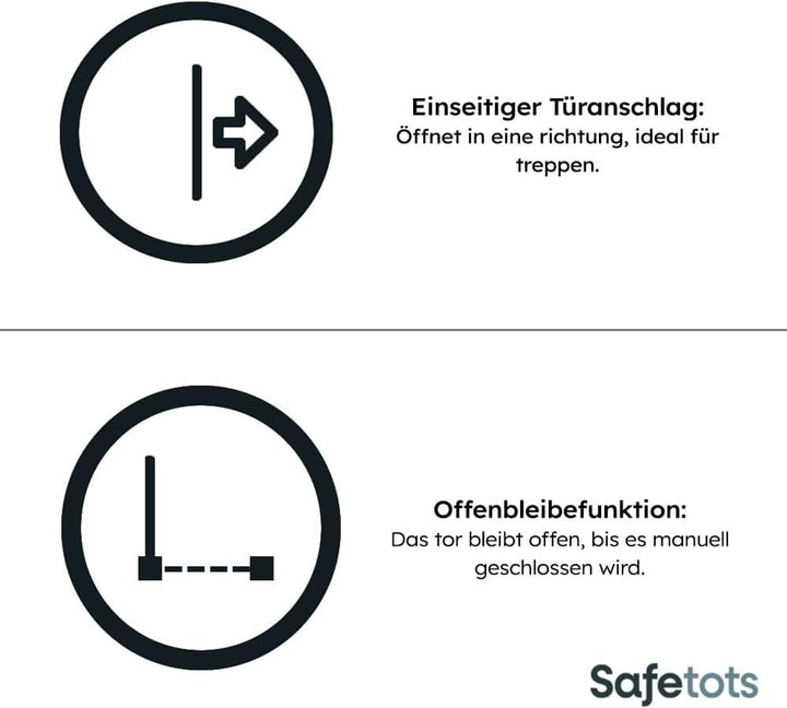 Bettacare Haustiergitter mit verriegelbarer Katzenklappe, 113.8cm - 121.4cm, Schwarz, 104cm in der H