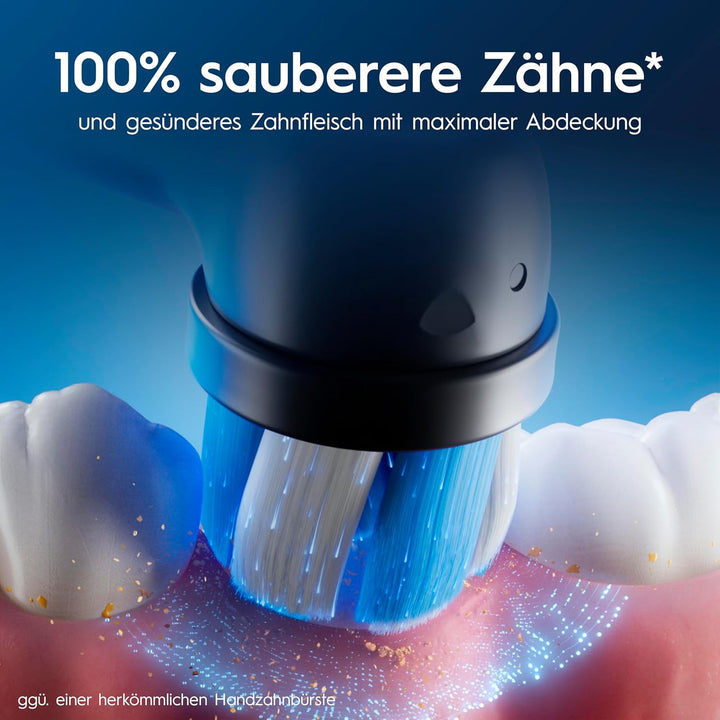 Oral-B iO Series 6 Elektrische Zahnbürste/Electric Toothbrush, Doppelpack & 3 Aufsteckbürsten, 5 Put