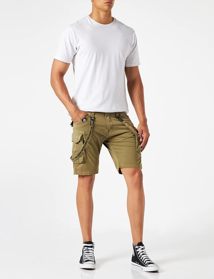 Alpha Industries Herren Cargos Alpha Industries Utility Short Short für Herren 28 Olive, 28 Olive