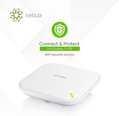 Zyxel AC1200 Wireless Access Point mit Dual-Band 802.11ac PoE | inklusive Connect & Protect-Lizenz 1