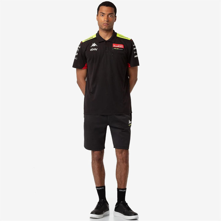 Kappa Unisex Hose Adozippo Vr46 XL Schwarz, XL Schwarz