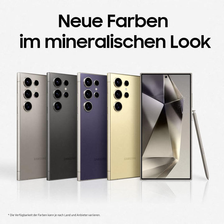 Samsung Galaxy S24 Ultra AI Smartphone, Android-Handy ohne Vertrag, 12GB RAM/256GB Speicher, 200-MP-