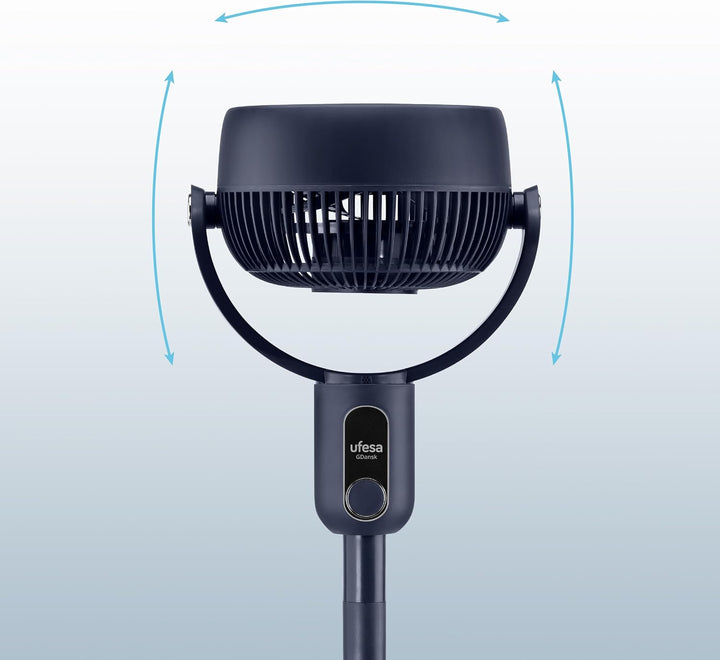Ufesa 3D50 Umluftventilator ventilator mit 360º 3D-Oszillation, multidirektional, 50W, 2 Höhen, 3 Ge