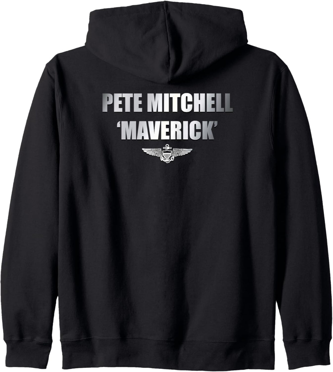 Top Gun Pete Mitchell Maverick Front Back Kapuzenjacke