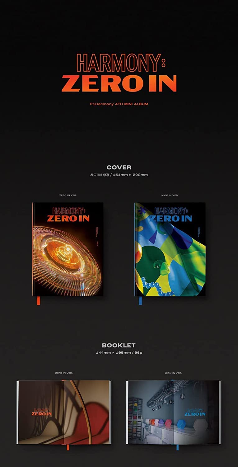 P1Harmony - Harmony - Zero in 4. Mini-Album + gefaltetes Poster (Kick in Ver.) Kick in Version., Kic