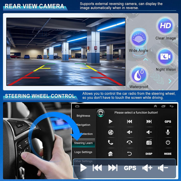 Android 13 Autoradio für Ford Transit MK7 2006-2011 mit Wireless Carplay 2+64G Android 13, 2+64G And