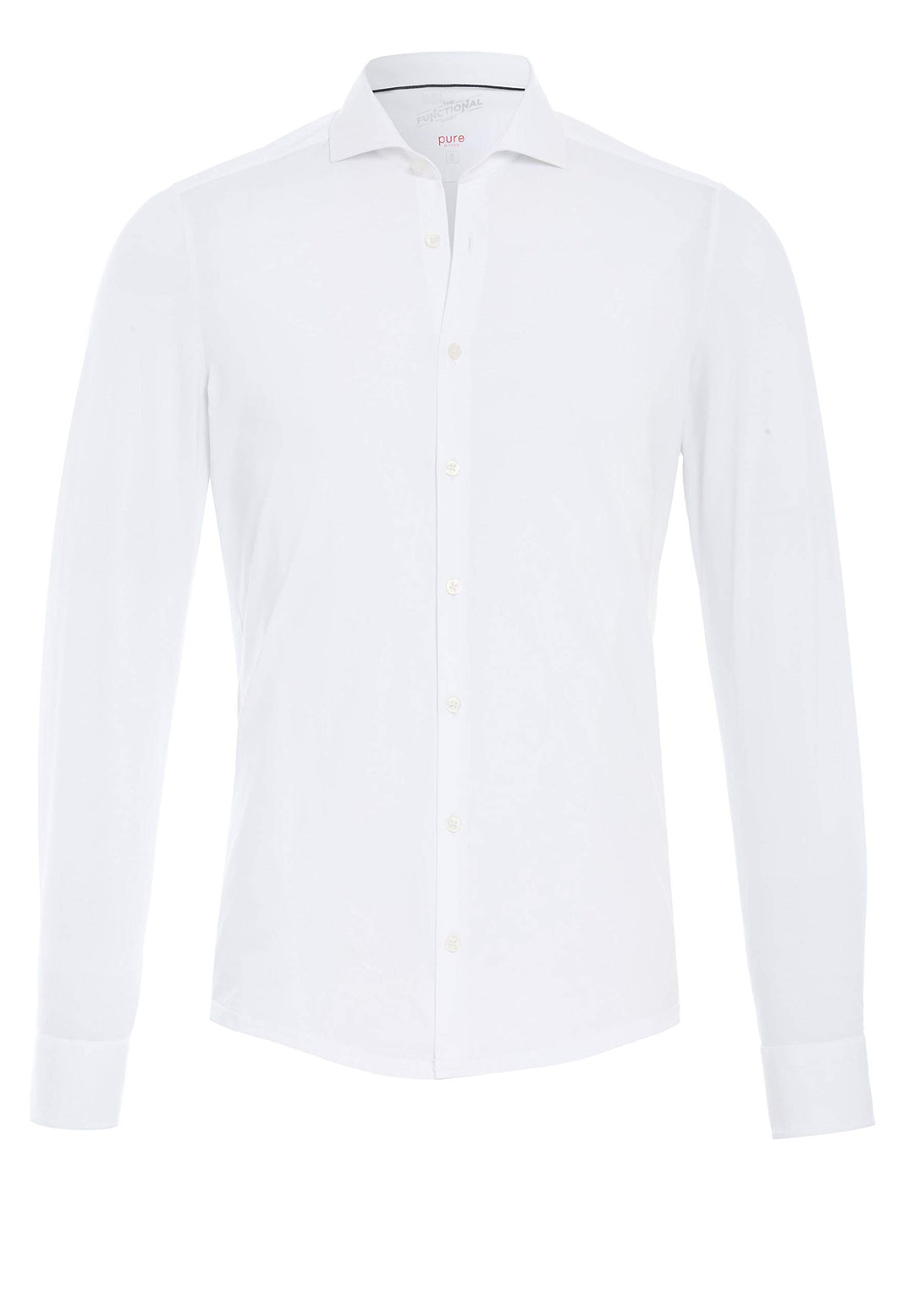 Pure h. Tico Herren 4030-21750 Pure- Functional Hemd Langarm Hemd 37 Uni Weiss, 37 Uni Weiss