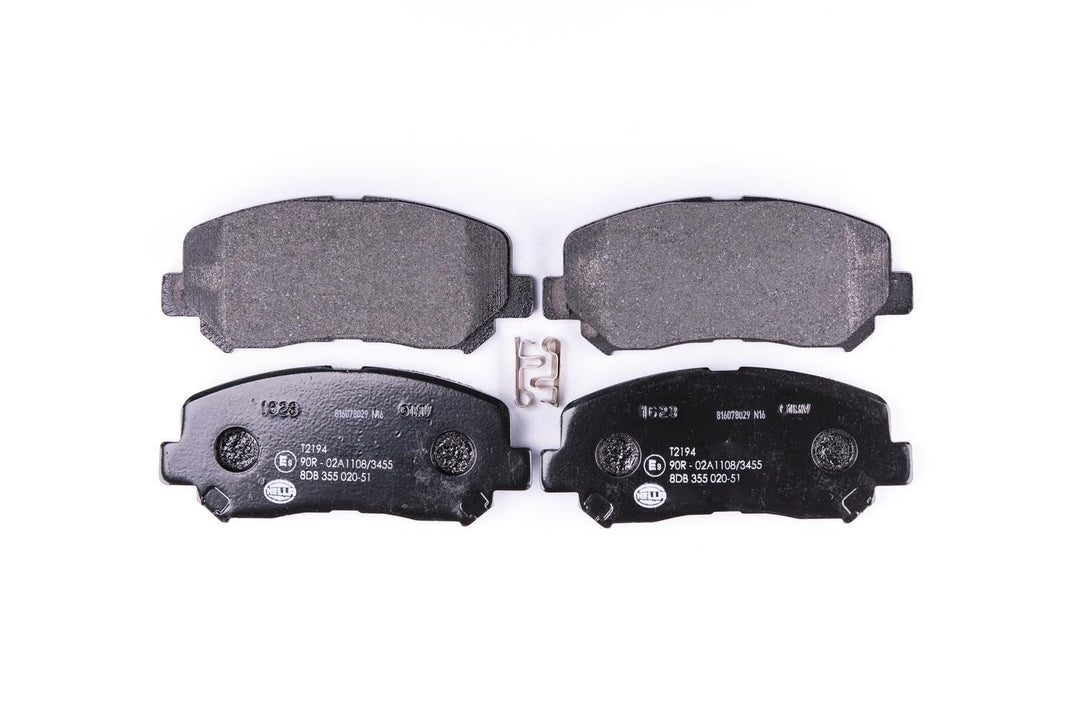 HELLA PAGID 8DB 355 020-511 Bremsbelagsatz - T2194 - Dicke/Stärke: 15.8mm - Bremssystem: Akebono - i