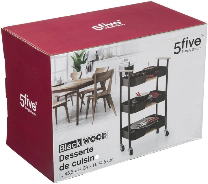 5five - 3-ebenen-desserts aus "blackwood"-holz