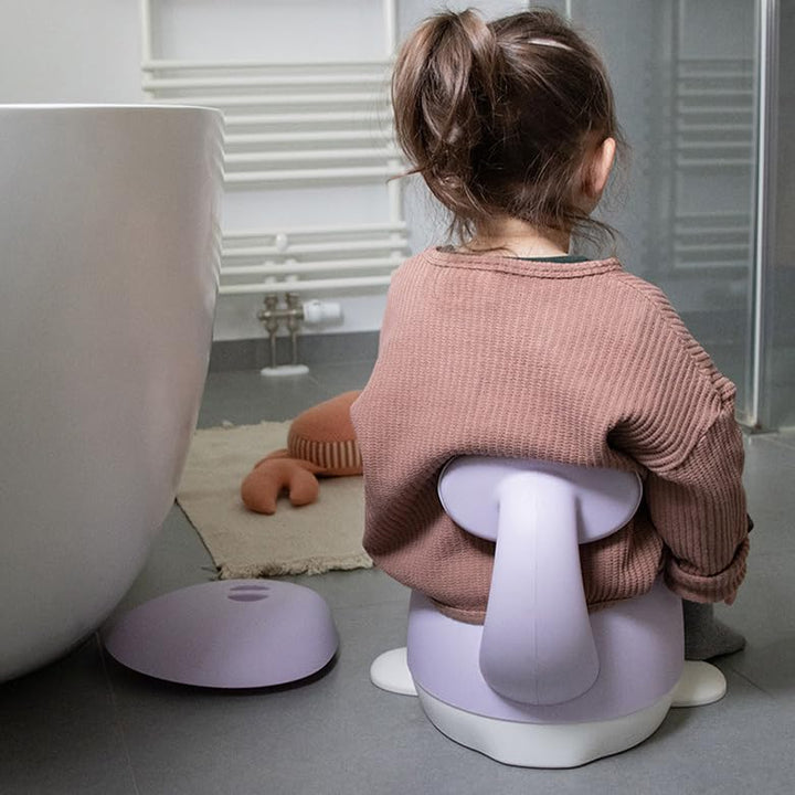 Kindsgut Kinder-Töpfchen, Babytopf WC/Klo, kinderfreundliches Wal-Design und dezente Farben, Toilett