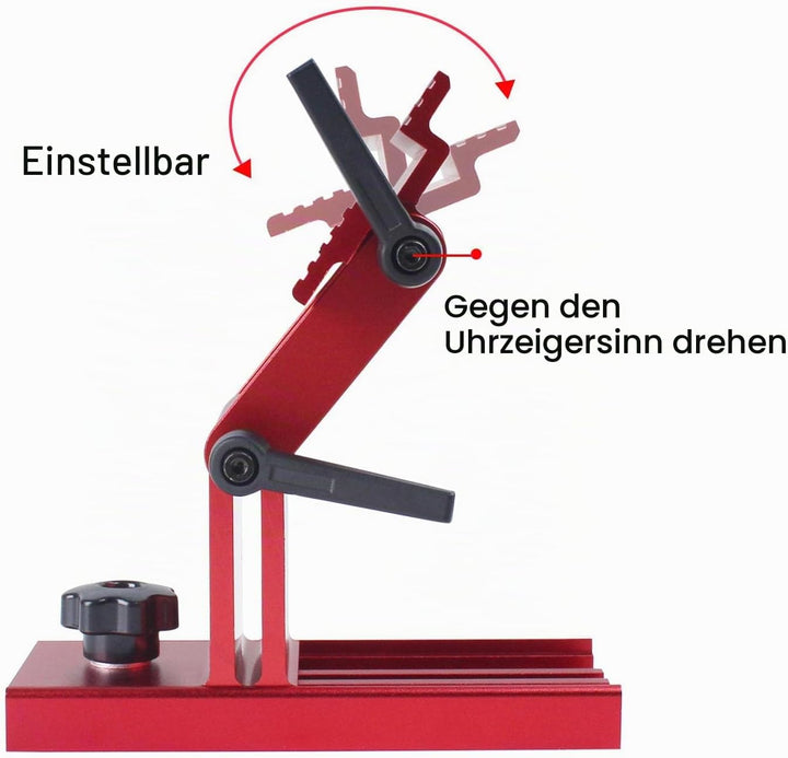 Verstellbare Ersatz-Werkzeugablage-Schärfvorrichtung für 6-Zoll- oder 8-Zoll-Tischschleifer und Schl