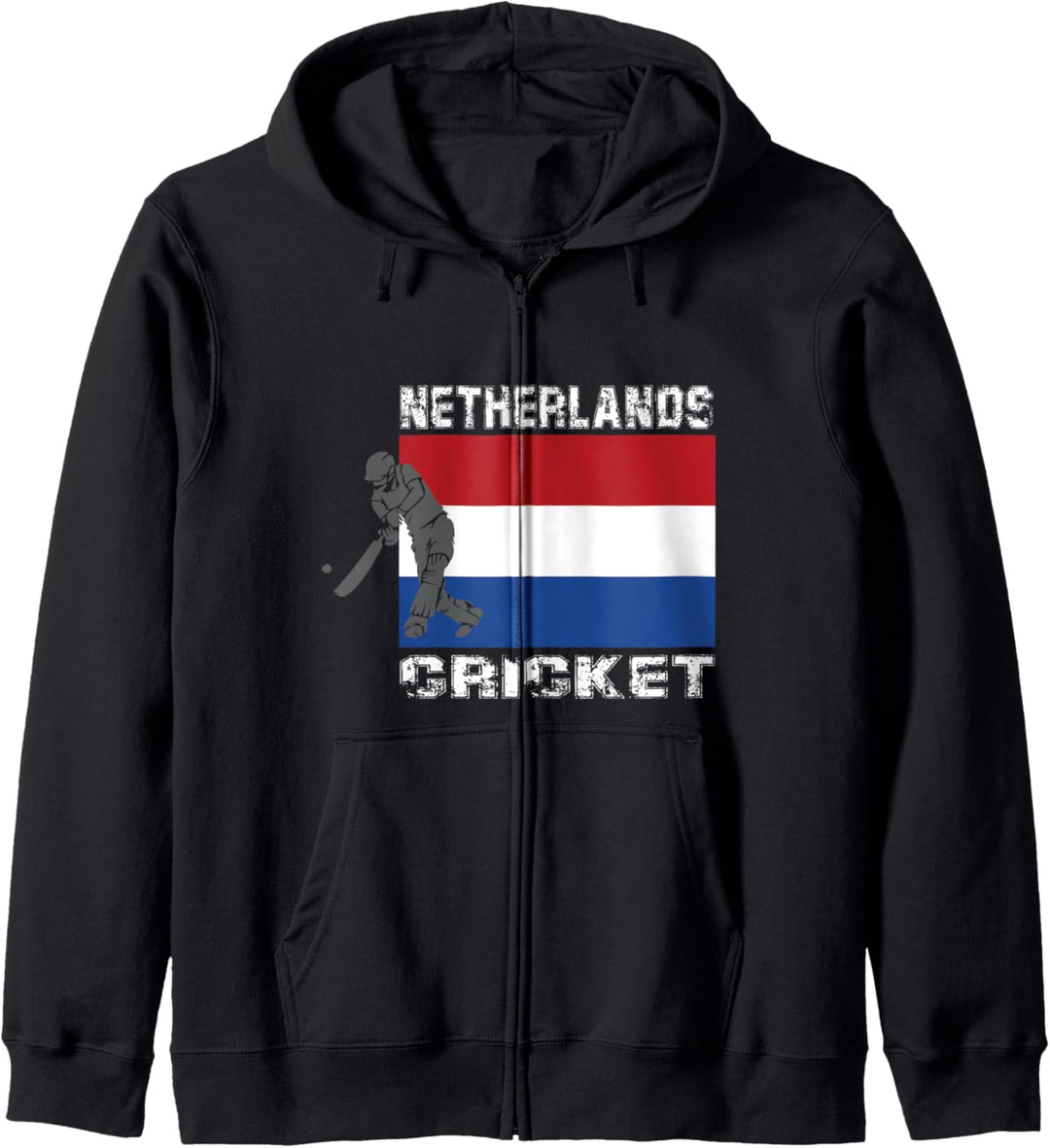 Niederlande Cricket Schlagmann International Geschenk Kapuzenjacke