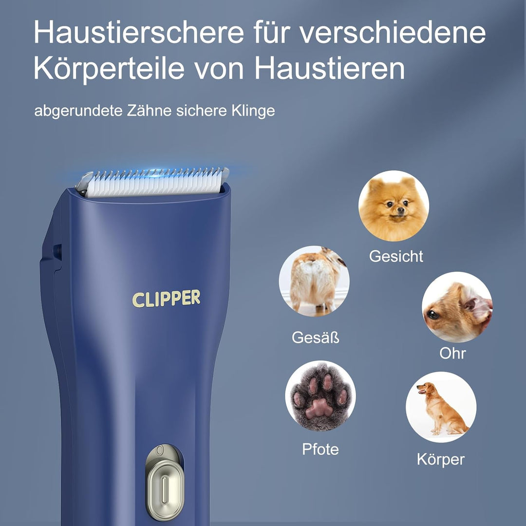 Professionelle Hundeschermaschine für dickes Fell, Schnurlos Katzen-Hund-Pflegeset, Wiederaufladbare