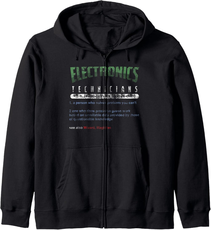 Elektriker Elektrotechniker Elektroingenieur Beruf Meaning Kapuzenjacke