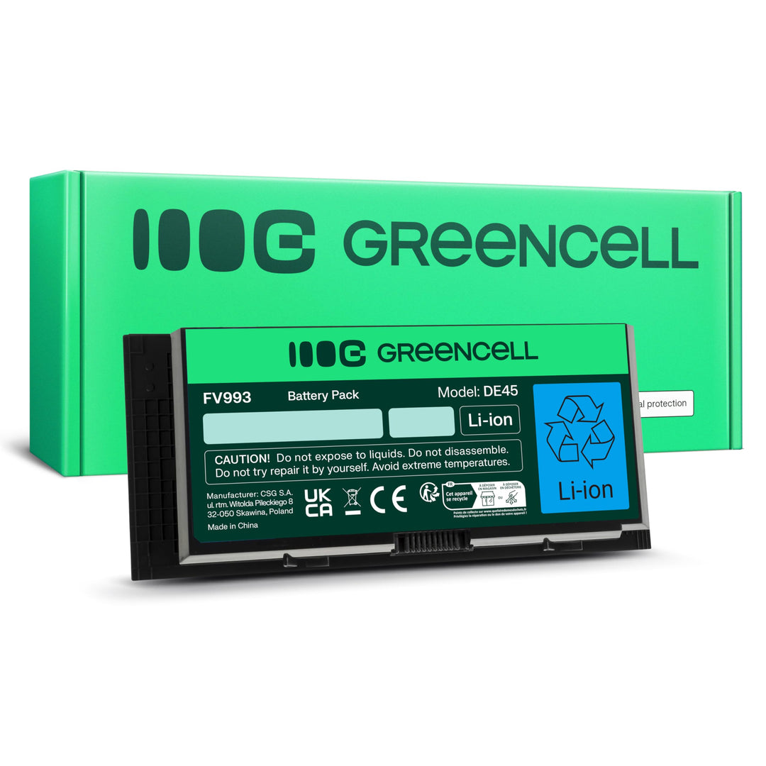 Green Cell Laptop Akku Dell FV993 FJJ4W PG6RC R7PND RY6WH T3NT1 für Dell Precision M4600 M4700 M4800