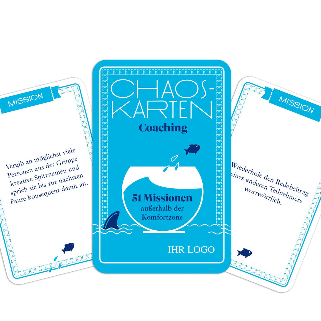 Coaching Edition – 51 Missionen ausserhalb der Komfortzone – Mit Logo personalisiert