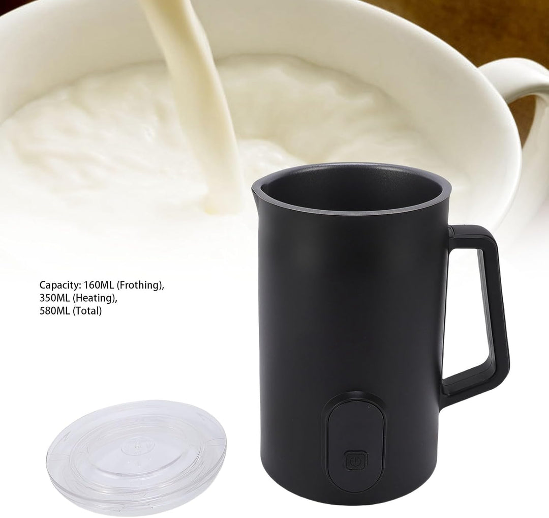Pongnas 4 in 1 Milchfrother und Dampfer 304 Edelstahl Automatisch Warm und Kaltem Milchschaum für Ka