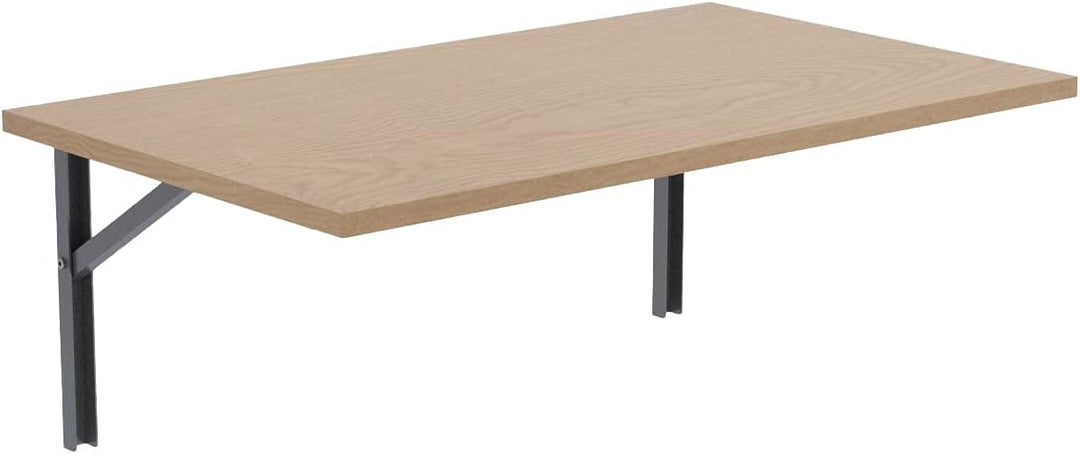 MIKON 80x40 | Wandklapptisch Klapptisch Wandtisch Küchentisch Schreibtisch Kindertisch | Eiche HELL