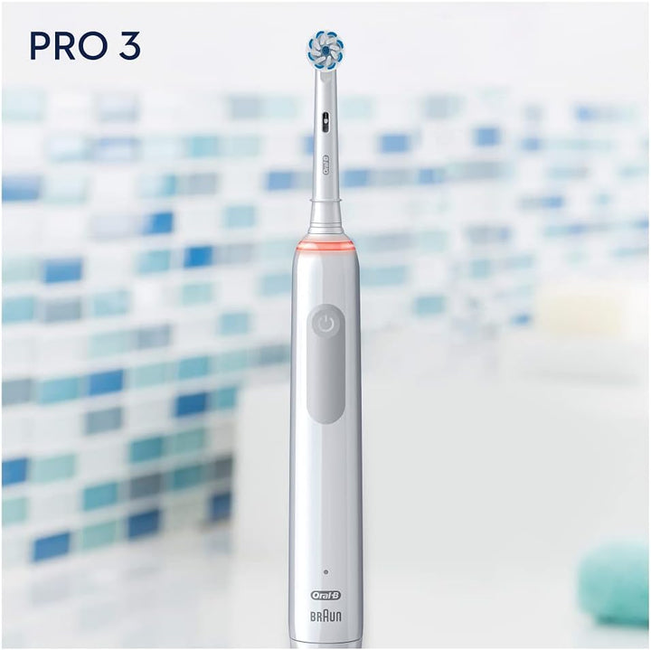 Oral-B PRO 3 3000 Sensitive Clean Elektrische Zahnbürste/Electric Toothbrush, mit 3 Putzmodi inkl. S