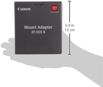 Canon Bajonettadapter EF-EOS R für EOS R Systemkameras kompatibel mit EF und EF-S Objektiven Schwarz